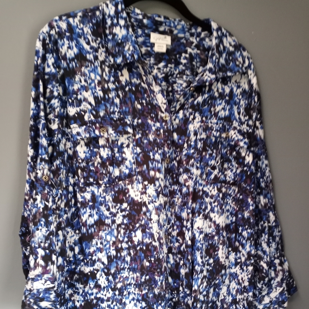 Jacqueline Smith print top